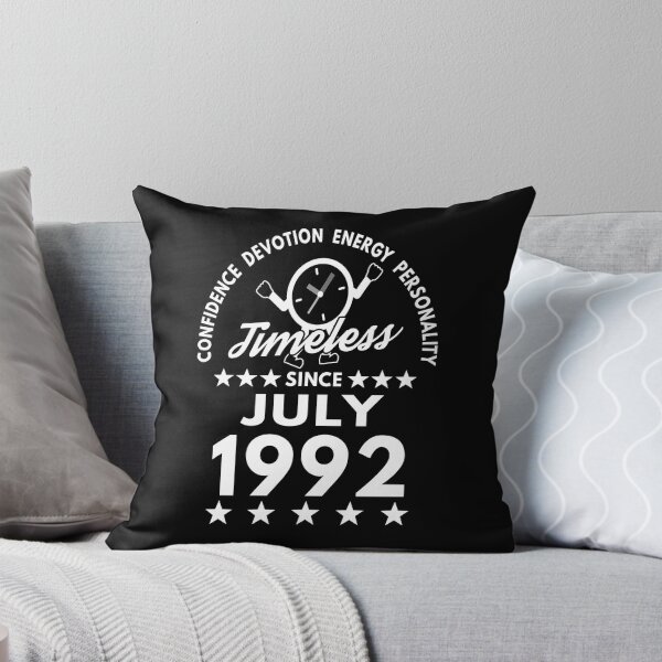 Item preview, July Birthday Timeless Person -1992 - White Text designed and sold by MoonsmileProd.