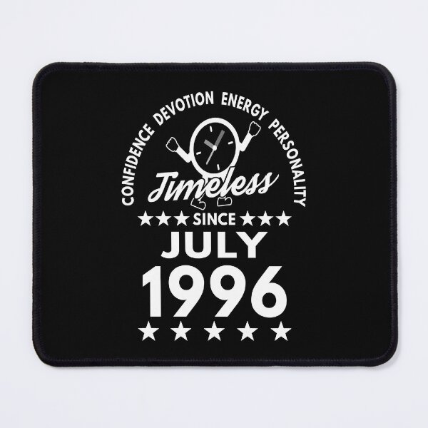 Item preview, July Birthday Timeless Person -1996 - White Text designed and sold by MoonsmileProd.