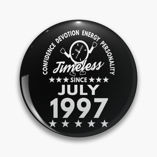 Item preview, July Birthday Timeless Person -1997 - White Text designed and sold by MoonsmileProd.