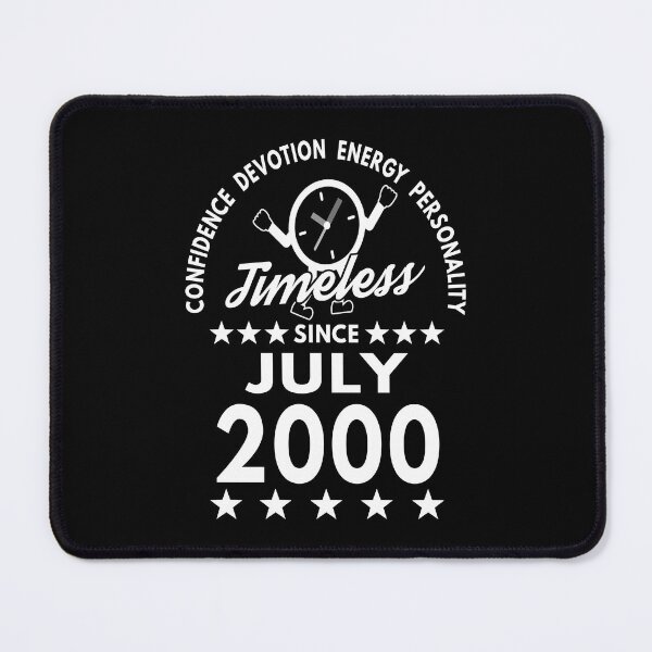 Item preview, July Birthday Timeless Person -2000 - White Text designed and sold by MoonsmileProd.