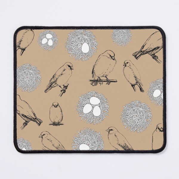 Item preview, Vintage Birds & Nest Rustic Kraft Brown designed and sold by idovedesign.