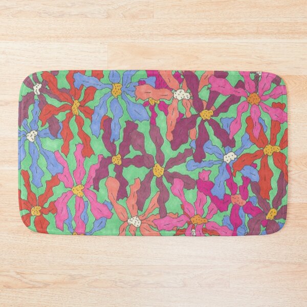 Item preview, Colorful Retro Floral Print designed and sold by DanielleGensler.