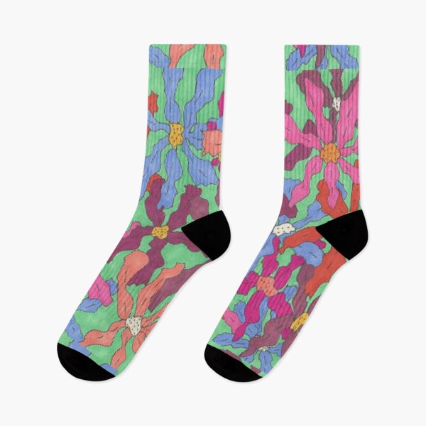 Item preview, Colorful Retro Floral Print designed and sold by DanielleGensler.
