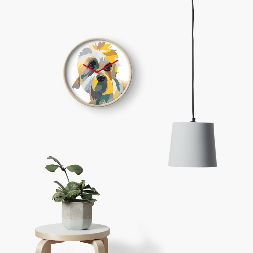 Item preview, Clock designed and sold by colorpooch.