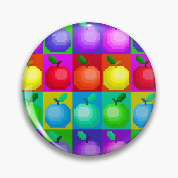 Artikelvorschau, Perfect Pretty Rainbow Pixel Apples entworfen und verkauft von rin3d .