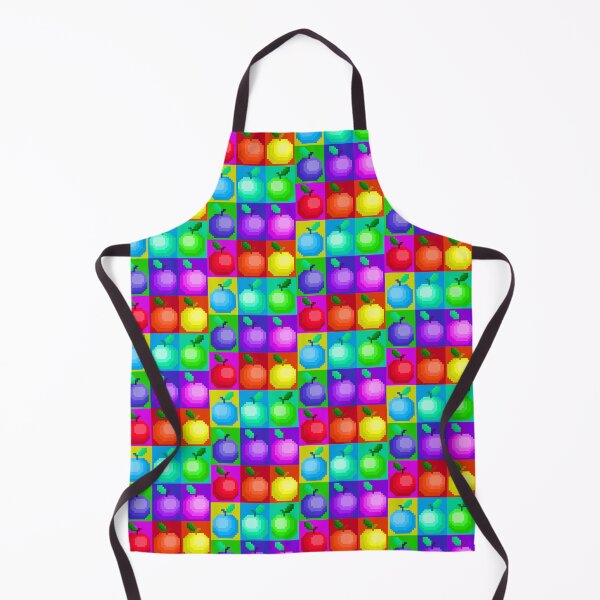 Aperçu de l'œuvre Perfect Pretty Rainbow Pixel Apples créée et vendue par rin3d .