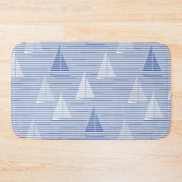 Item preview, Blue and white sailboat in the sea. designed and sold by YlanaOm.
