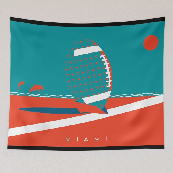 Item preview, Miami Florida NFL Fan Art designed and sold by jkahindo.