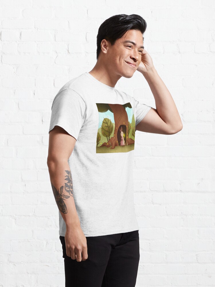 Thumbnail 5 of 7, Classic T-Shirt, Magic Bunny designed and sold by Sandramartins.