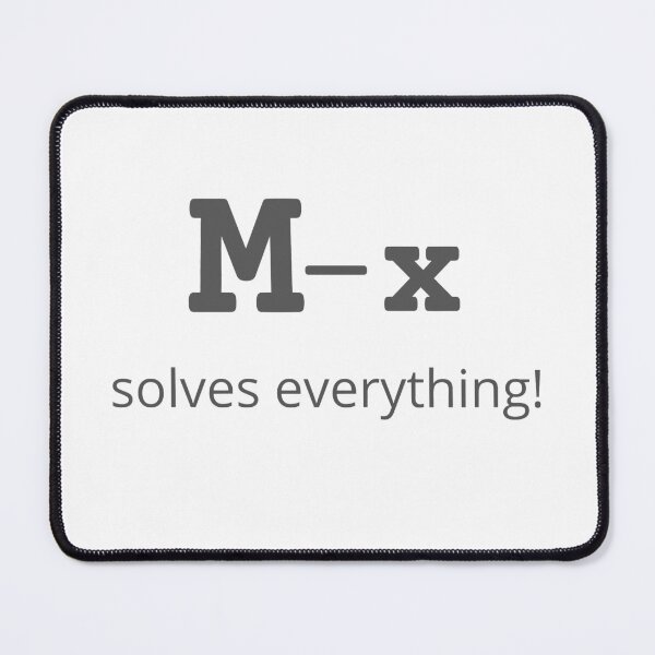 Item preview, M-x solves everything! Emacs designed and sold by themkat.