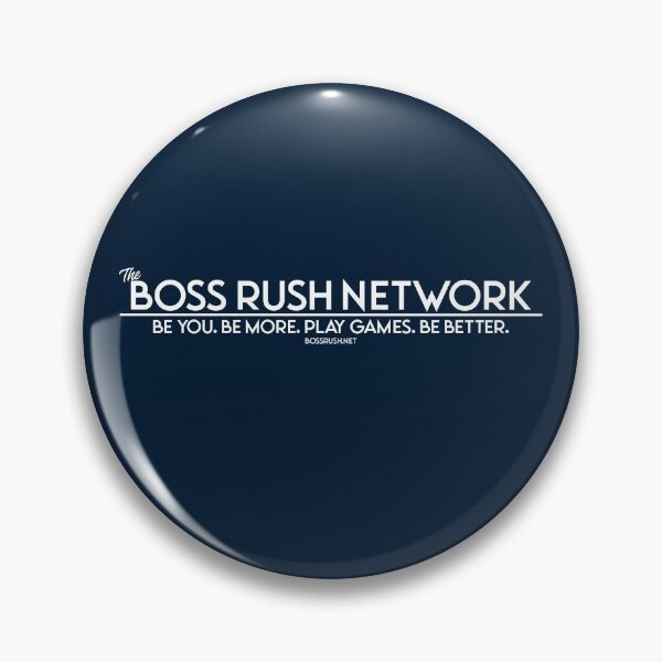 Item preview, The Boss Rush Network BRAND Logo, White Variant designed and sold by BossRushGames.