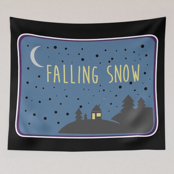 Item preview, Falling snow scenery designed and sold by SidTastic .