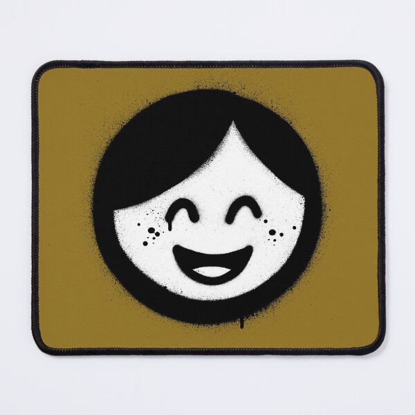 Item preview, Graffiti happy girl sprayed in black designed and sold by Paulus-DB.