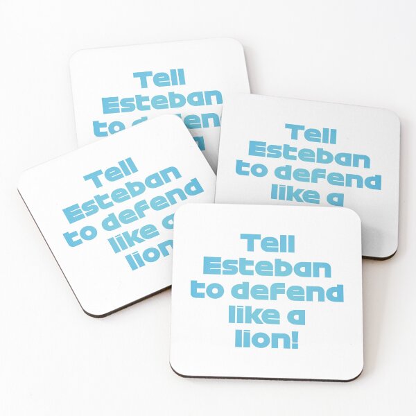 Item preview, "Tell Esteban To Defend Like a Lion" ALO. - Radio Voice Catar GP 2021 designed and sold by FilipeFerreira.