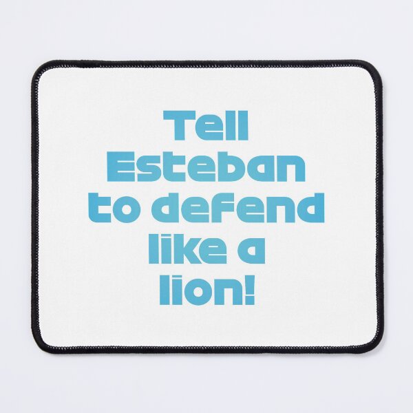 Item preview, "Tell Esteban To Defend Like a Lion" ALO. - Radio Voice Catar GP 2021 designed and sold by FilipeFerreira.