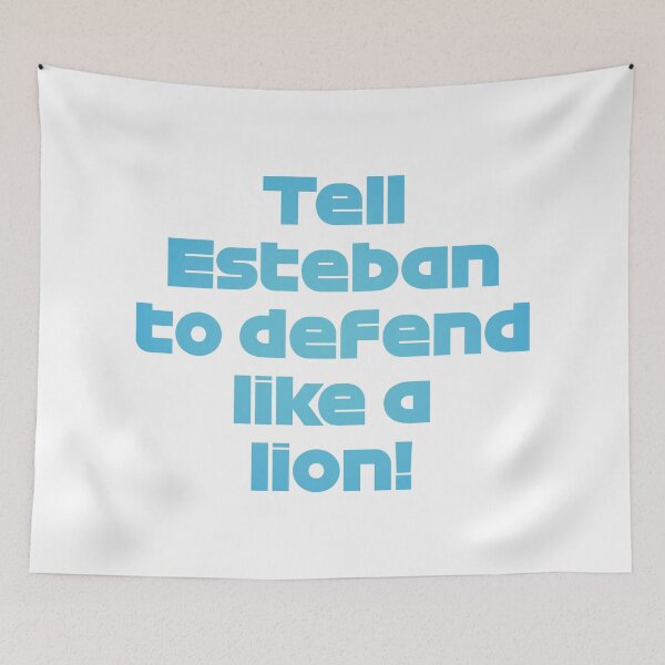 Item preview, "Tell Esteban To Defend Like a Lion" ALO. - Radio Voice Catar GP 2021 designed and sold by FilipeFerreira.