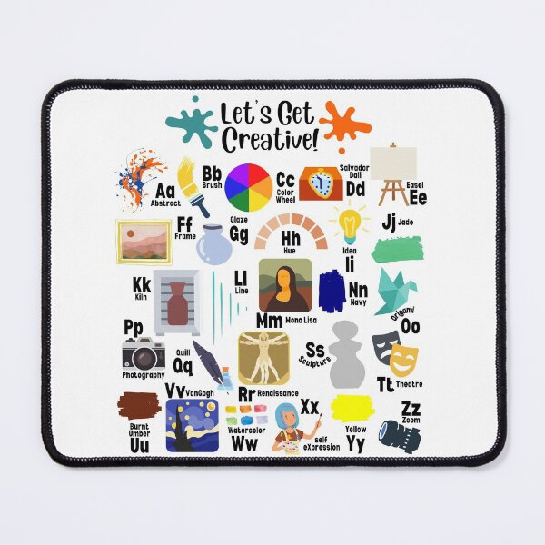 Item preview, Let's Get Creative Art Alphabet for Artists and Teachers designed and sold by BeckySageLife.