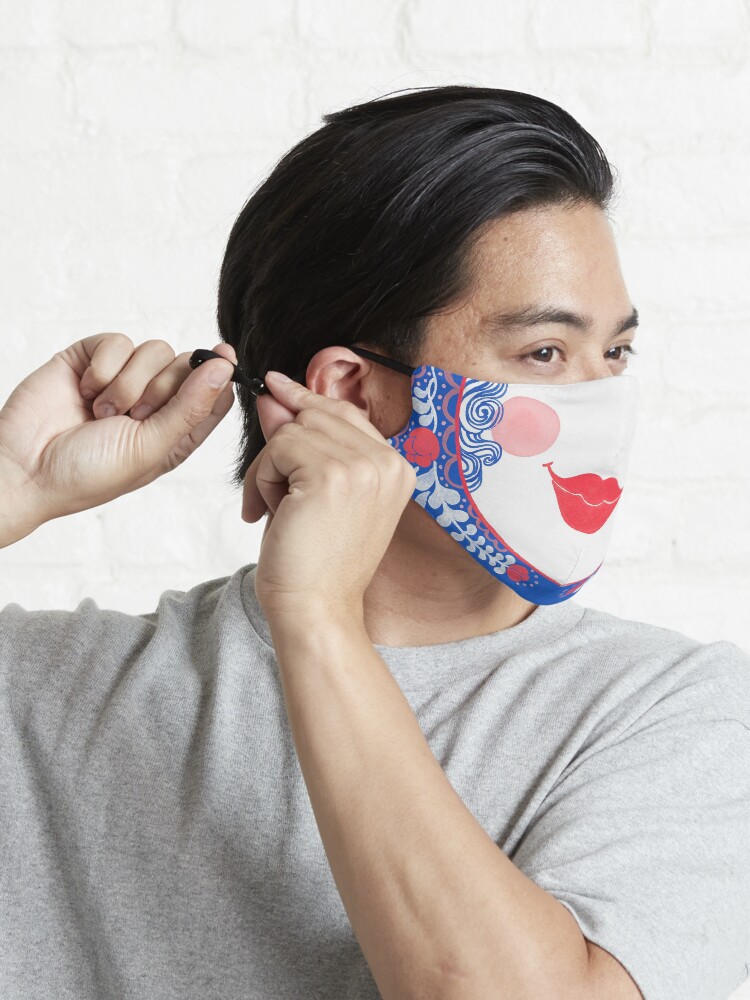 Alternate view of Stacking Doll - Red and Blue Mask