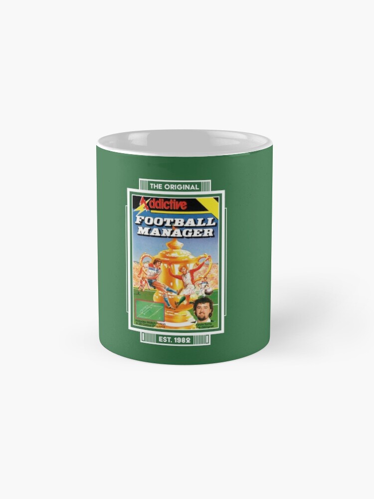 Alternate view of Original Football Manager 1982 white surround Mug