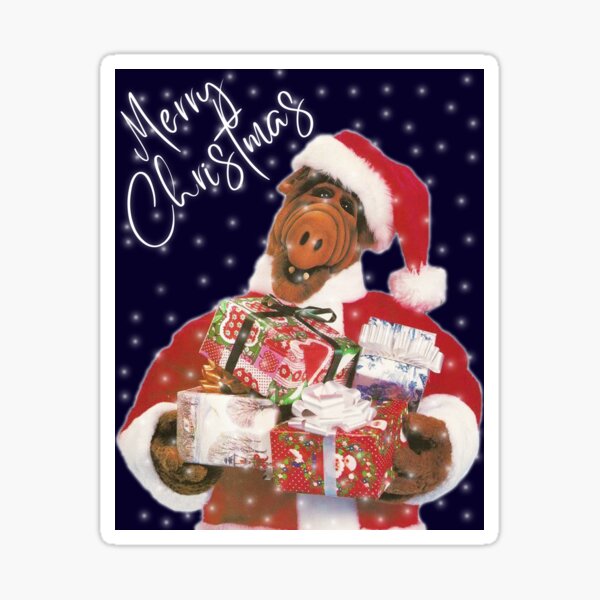 ALF Weihnachten Sticker