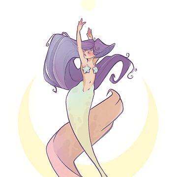 Artwork thumbnail, Moon Mermaid by Sandramartins