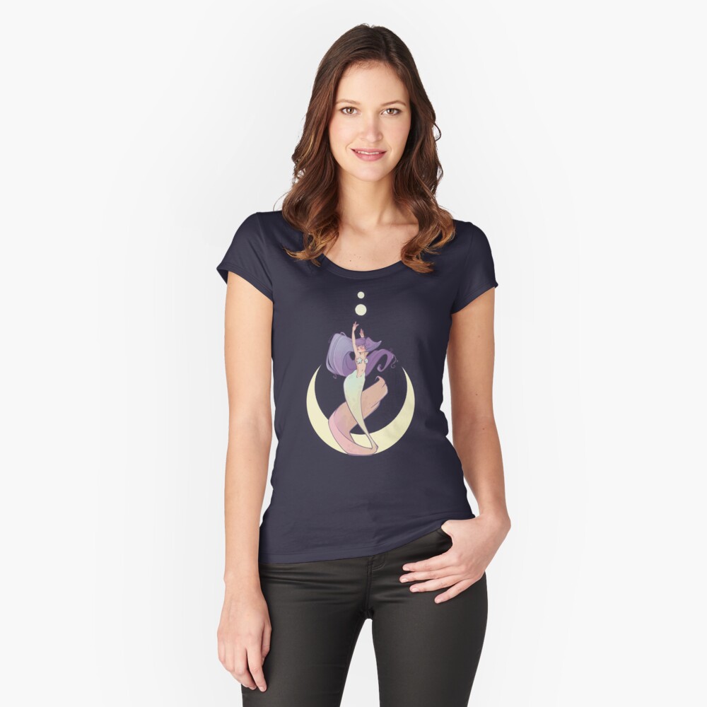Item preview, Fitted Scoop T-Shirt designed and sold by Sandramartins.