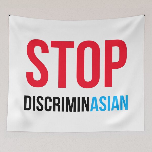 Item preview, End Racism Stop Discrimination Stand Up For Asians designed and sold by StickerbashCo.
