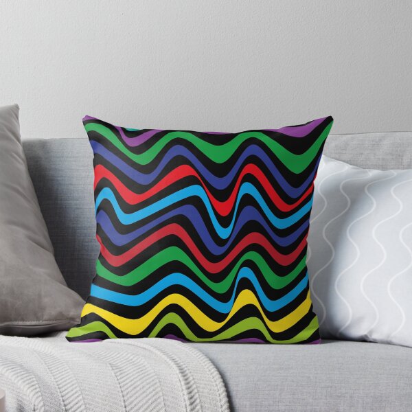 Item preview, Colorful Abstract Wavy Line 3d Pattern - illusional  designed and sold by Bob-n-Hope.