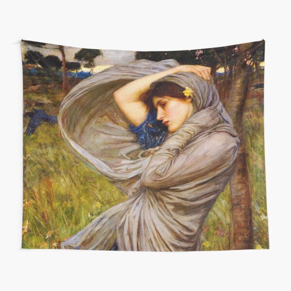 Item preview, John William Waterhouse "Boreas" designed and sold by Alexandra Dahl.