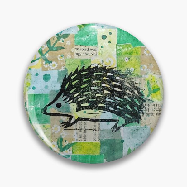 Item preview, Collaged Hedgehog designed and sold by Hollys-Prints.