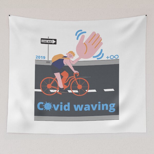 Item preview, Covid waving  designed and sold by Sarashelle.