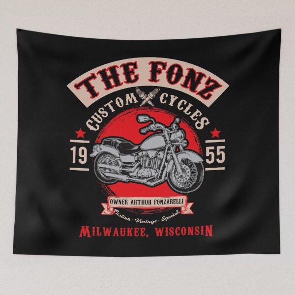 Item preview, The Fonz Custom Cycles designed and sold by Alema Art.