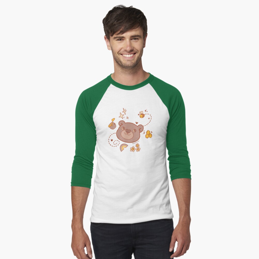 Item preview, Baseball ¾ Sleeve T-Shirt designed and sold by Sandramartins.