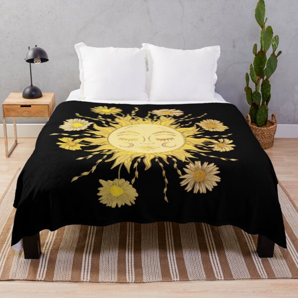 Item preview, Bohemian floral hippie sun designed and sold by DenHalasovaArt.