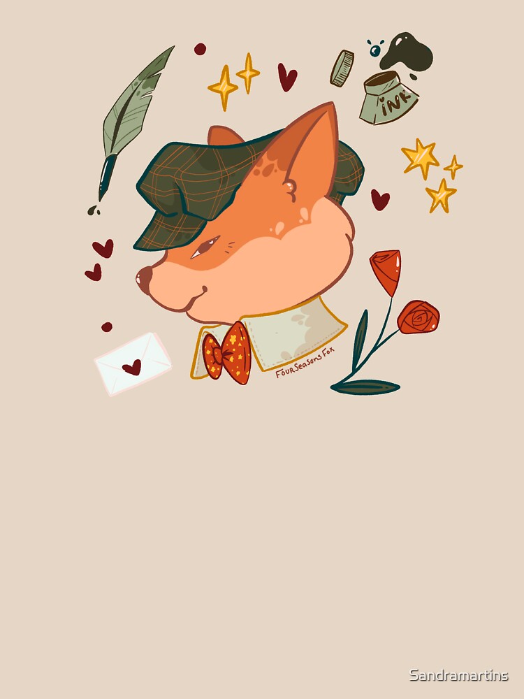 Thumbnail 7 of 7, Classic T-Shirt, Mr Fox designed and sold by Sandramartins.