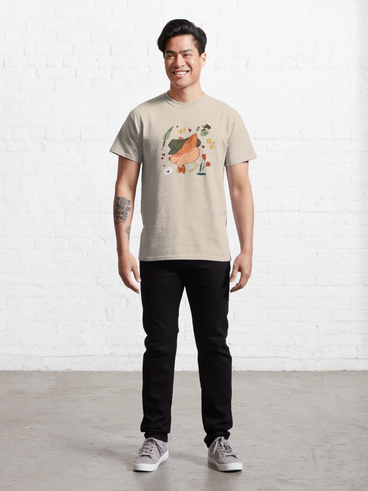 Thumbnail 3 of 7, Classic T-Shirt, Mr Fox designed and sold by Sandramartins.