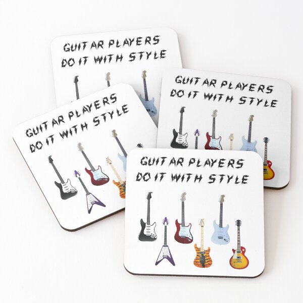 Item preview, GUITAR PLAYERS DO IT WITH STYLE designed and sold by YIPPITYYAP.