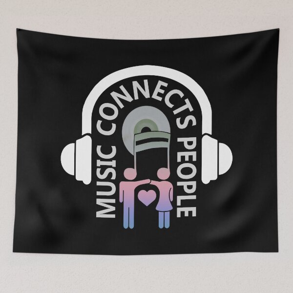 Item preview, MUSIC CONNECTS PEOPLE designed and sold by MoSaid.