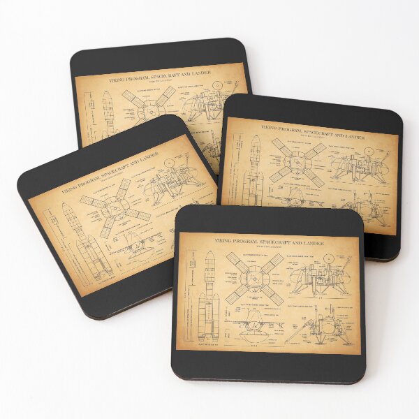 Item preview, Viking Program: Spacecraft and Lander (Aged Parchment) designed and sold by BGALAXY.