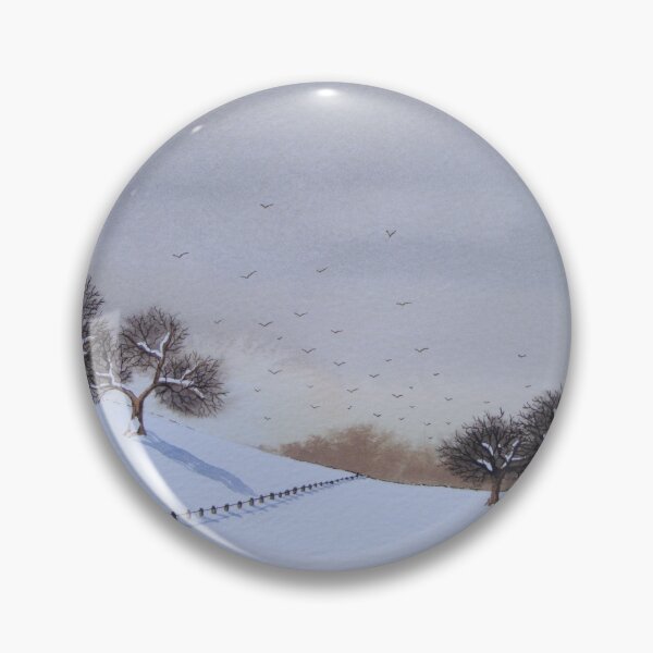 Item preview, Rural landscape snow scene at christmas  designed and sold by pollywolly.