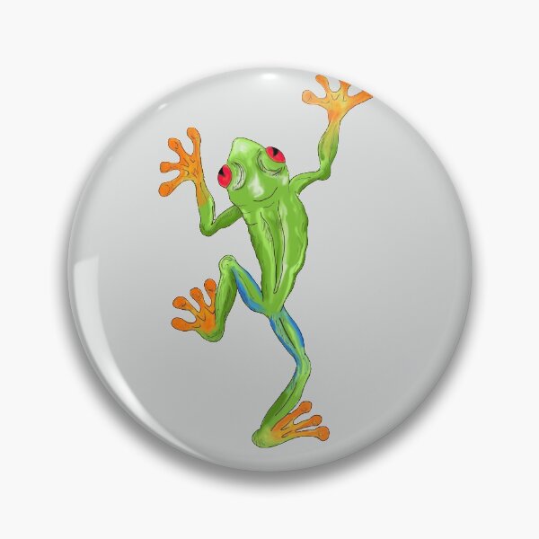 Item preview, red eyed tree frog designed and sold by Salt & Keep.
