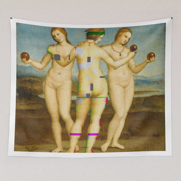 Item preview, Three Graces Pixel Glitch  designed and sold by KristaZed.
