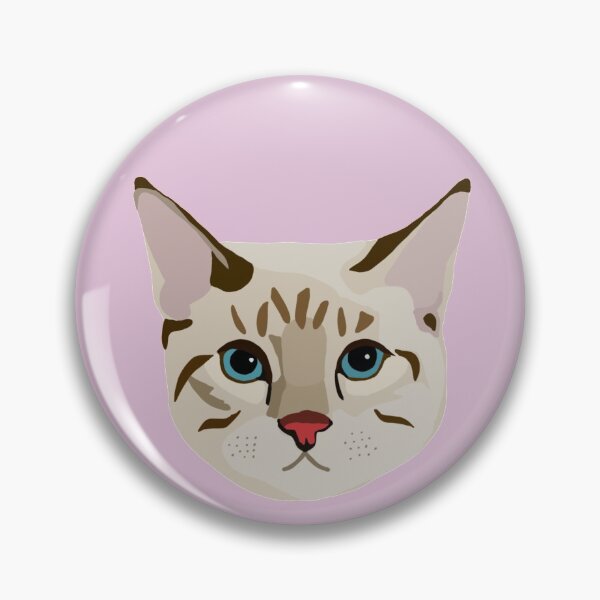 Item preview, Tabby Cat Face designed and sold by ArtByAnyaR.