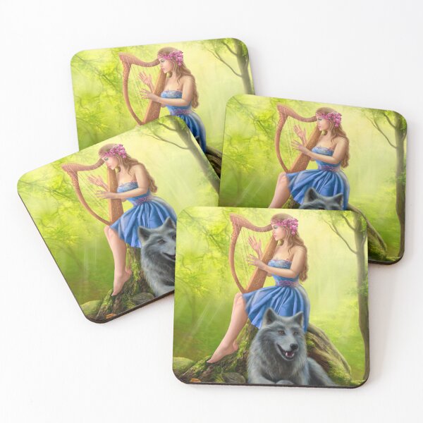 Item preview, Playing the harp designed and sold by Alena Lazareva.
