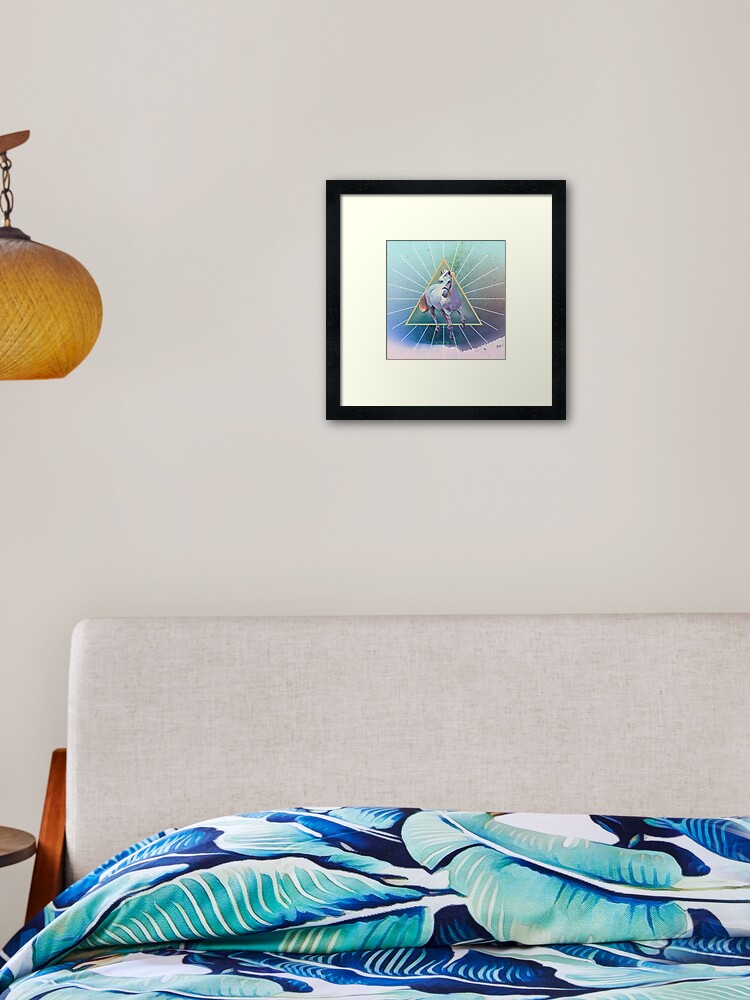 Thumbnail 2 of 7, Framed Art Print, Dreamscape Horse designed and sold by LumimangoArt.