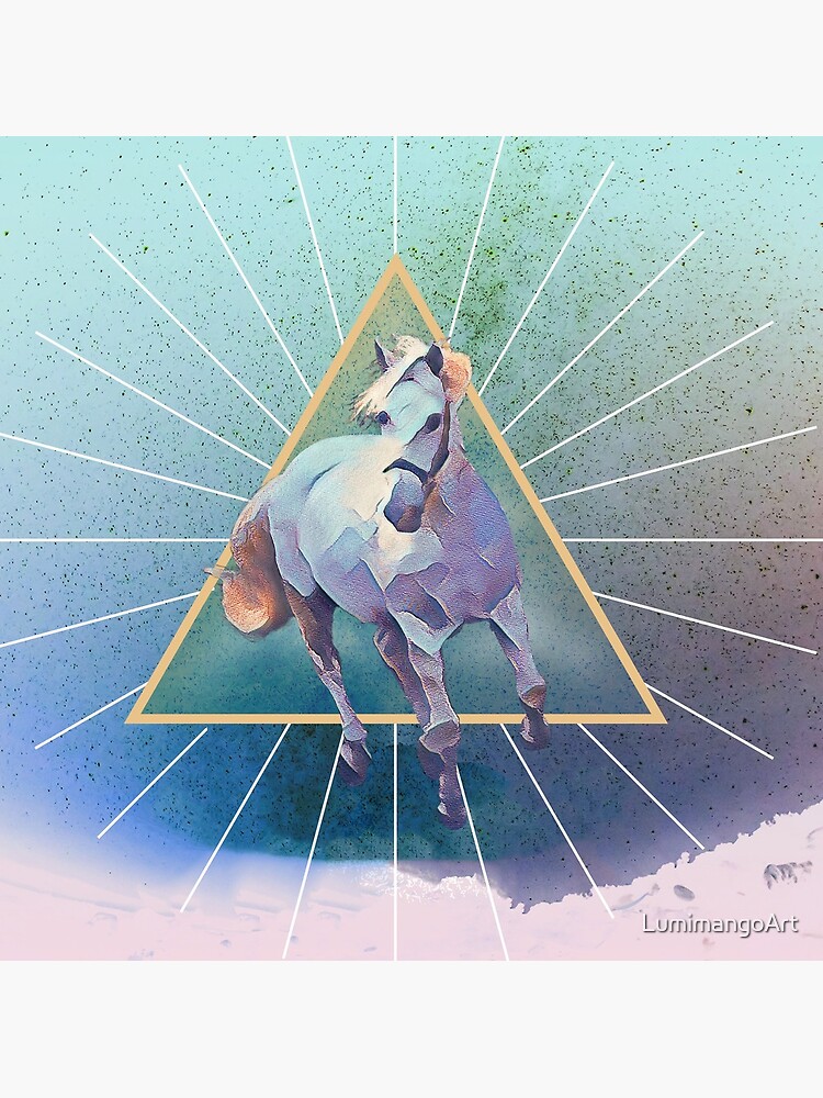 Thumbnail 7 of 7, Framed Art Print, Dreamscape Horse designed and sold by LumimangoArt.