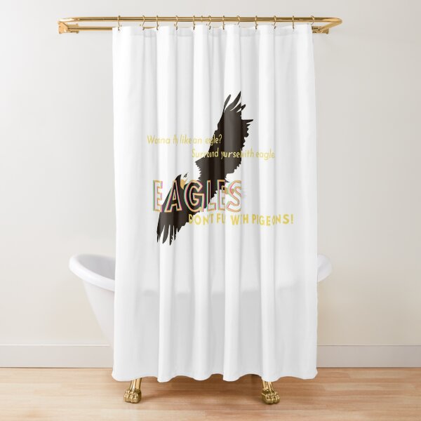 claws shower curtain