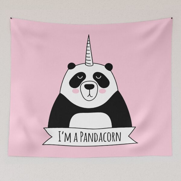 Item preview, I’m a Pandacorn - Panda Unicorn designed and sold by HappyCatPrints.