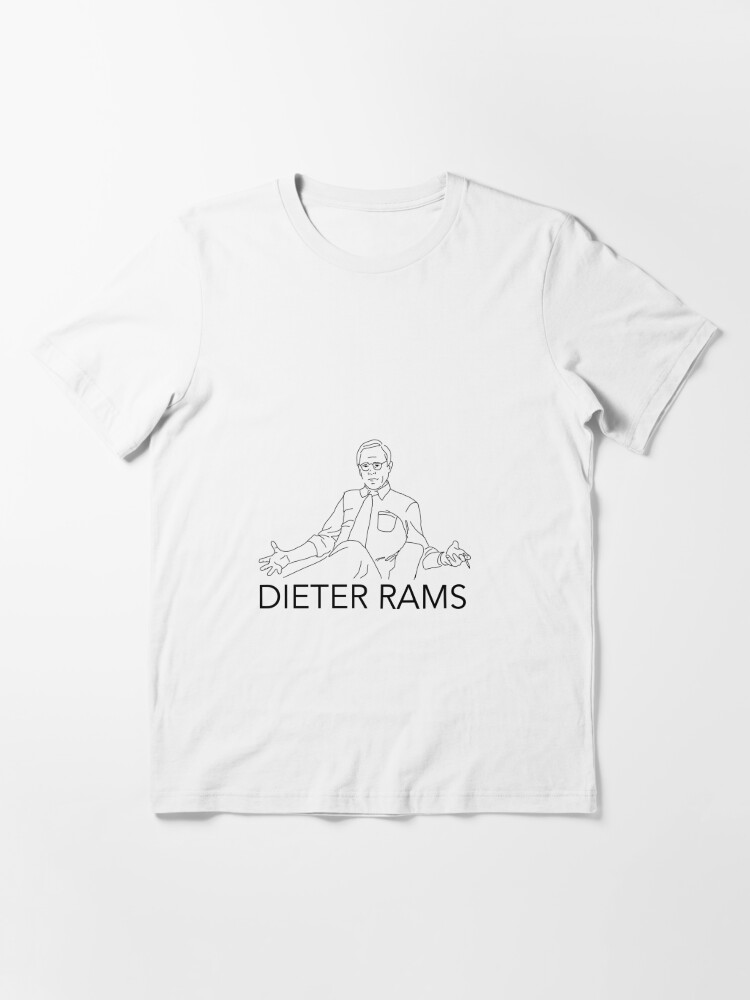 Dieter Rams Black Essential T-Shirt | Redbubble