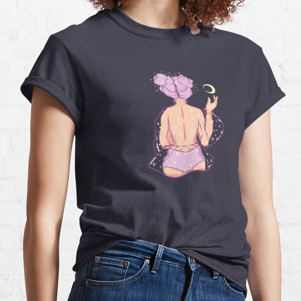 Purple Moon Girl Classic T-Shirt